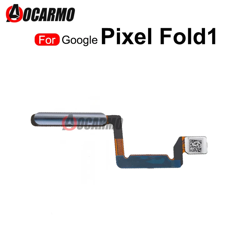 Loudspeaker Bottom Speaker For Google Pixel Fold 1 Black Fingerprint Sensor Flex Cable Repair Parts Replacement