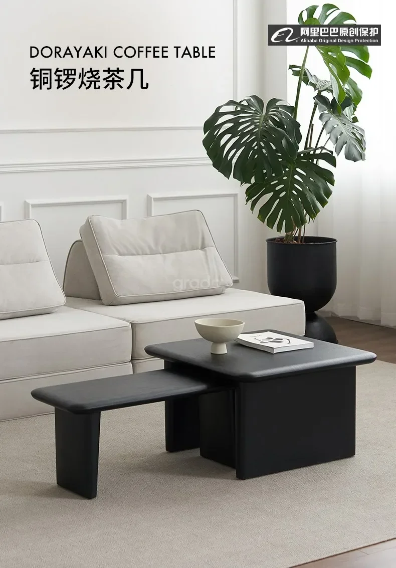 

A Dorayaki Coffee Table Nordic Small Apartment Creative Home Corner Table Living Room Combination Sofa and Tea Table ss 8617