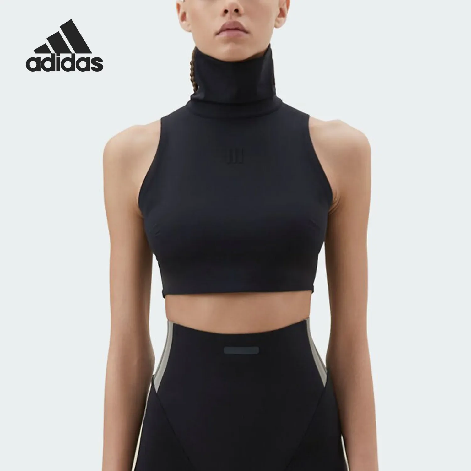 Camiseta sin mangas para entrenamiento, chaleco deportivo, serie Adidas Athletics, nuevo chaleco deportivo negro para mujer IT1929