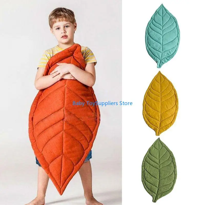 

R1WF Baby Game Blanket Tree Leaves Floor Carpet Soft Cotton Climbing Pad for Play Mat for Infants Children's Room Decoration