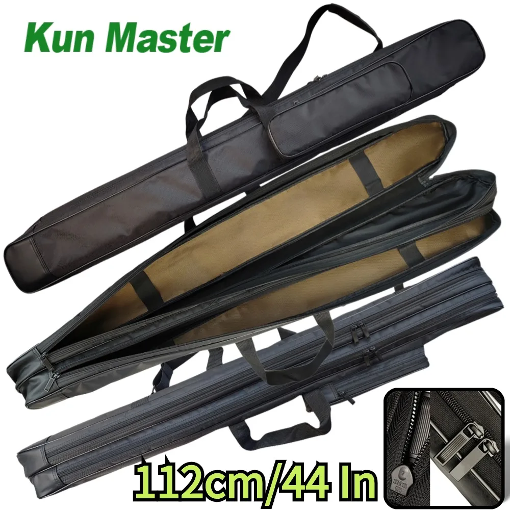 1.12meter Sword Bag Martial Art Case 44.5in Equipment Bags Hold 2 Katana Knives Boken Waterproof Fabric Shoulder Strap Tai Chi