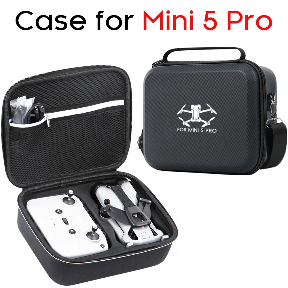 صندوق تخزين لحقيبة تخزين DJI MINI 5 PRO حقيبة تخزين PU مضادة للضغط ومضادة للصدمات #6