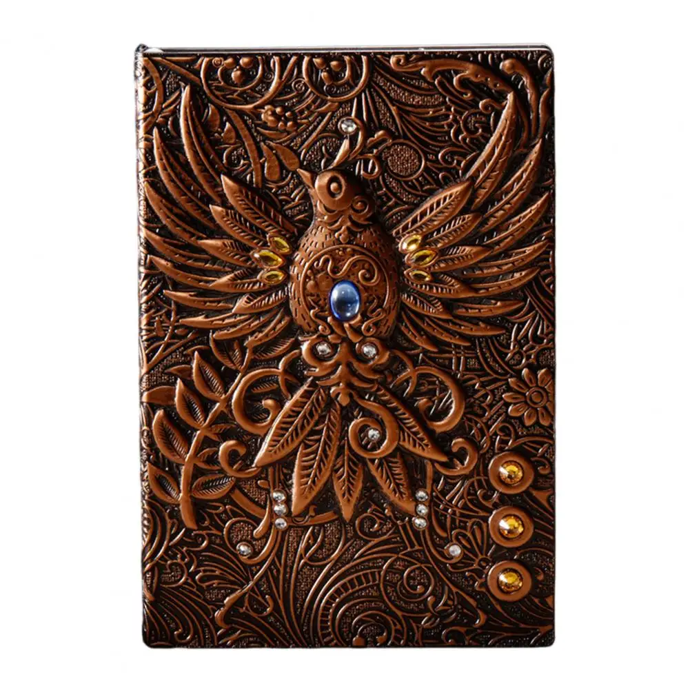 Classic Notebook European Style Travel Journal with Durable Faux Leather Cover for Plans Organization Retro Notebook