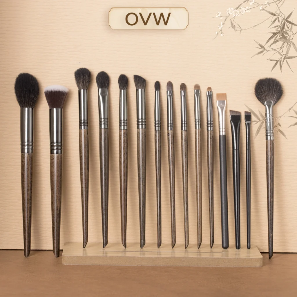 OVW Makeup brushes set Professional Natural goat hair brushes Eye Blender Concealer Powder Eyeshadow Highlighter Brush