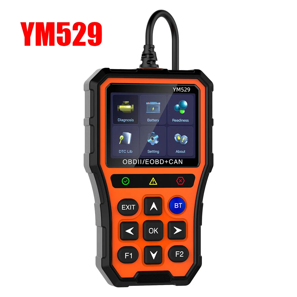 

YM529 Professional Battery Life Check Scanner and Evaluation OBD2 Engine Code Reader OBD2 Scanner Automotive Diagnostic Scanner