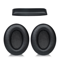 Replacement Soft Memory Foam Sponge Earpads Cushion Headband Head beam for Sennheiser HD200 Pro Headphone Ear Pads