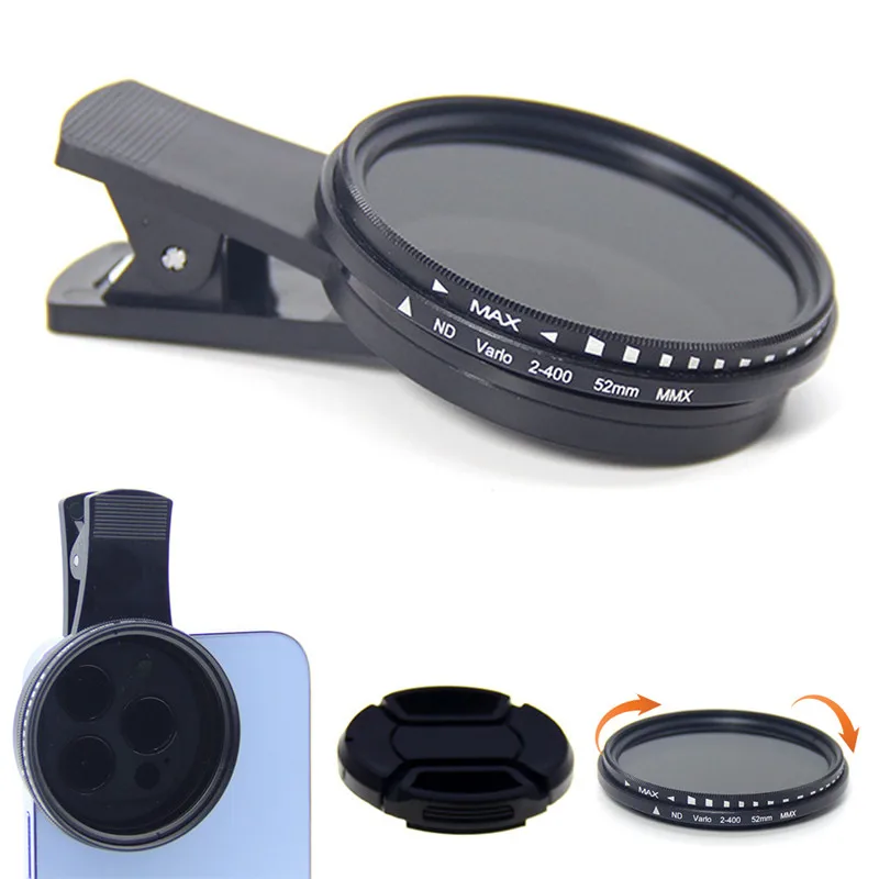52mm Phone Camera Lens Improve Color Saturation and Contrast Professional for Most Smartphones Polarized Phone Camera Lens 
