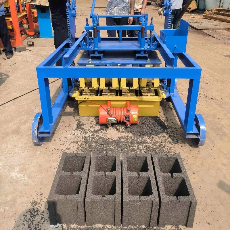 Factory Supply Cement Hollow Concrete Brick Making Machine Diesel Concrete Block Machine Paver Brick Machine In Afric