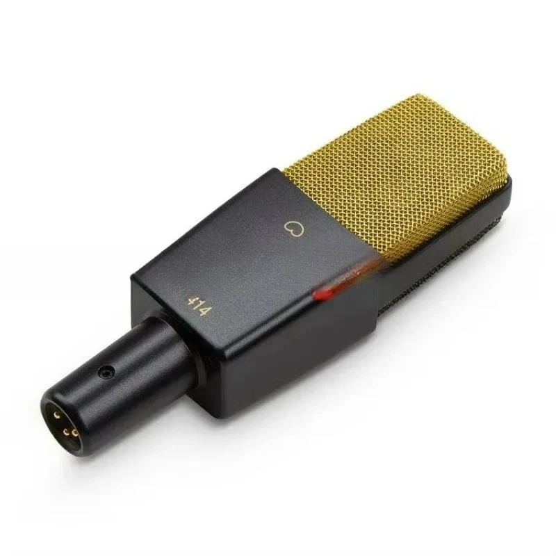 C414 Professional Condenser Microphone With 34mm Large Diaphragm Cardioid Mic For Singing/Recording/Streaming