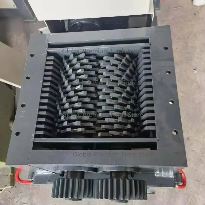 Double Shaft Mini Shredding Machine 300 Model Plastic Shredder Recycling Equipment with Set of Blades for Waste Reduction