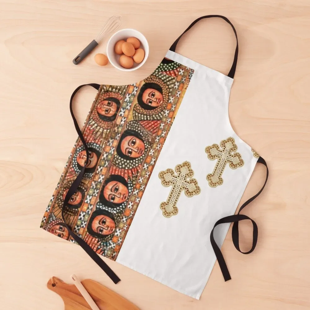 Ethiopian Fashion Apron Kitchen Front Women's Kitchen Apron