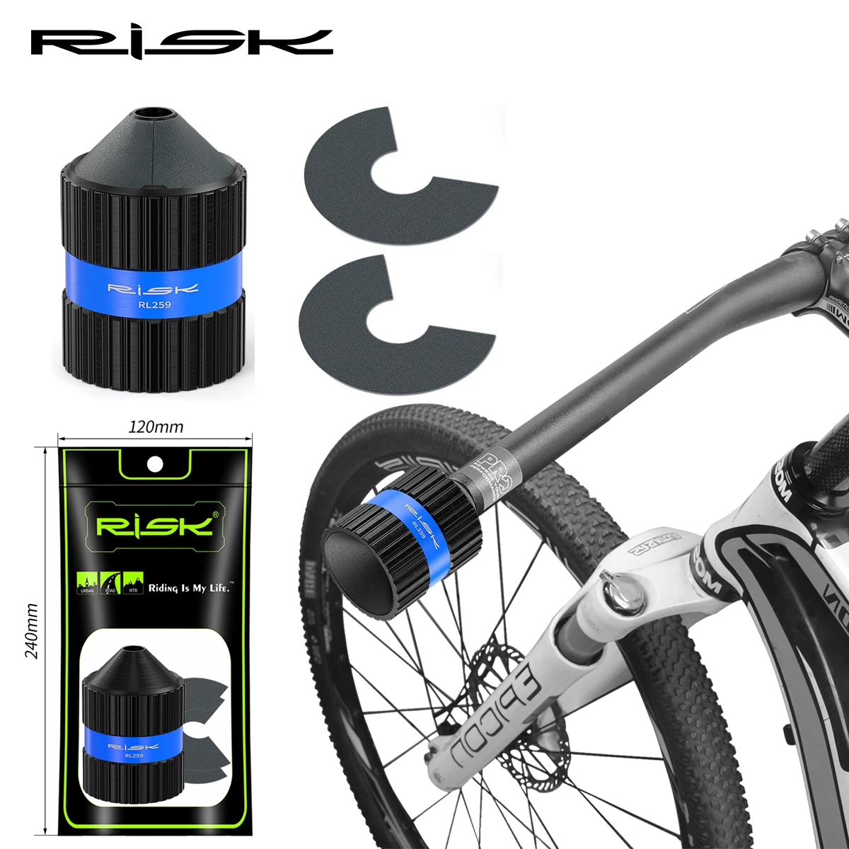 Garfo dianteiro da bicicleta tubo redondo-end chanfradura ferramenta de fibra de carbono cabeça tubo aparar chanfro ferramentas de moagem para tubo de 16-36mm