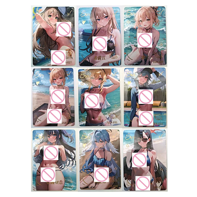 

Японское аниме «История богини» SSR Shenhe Yoimiya Hayase Yuuka, коллекционные карты 7 марта, подарки на Рождество и день рождения, детская игрушка