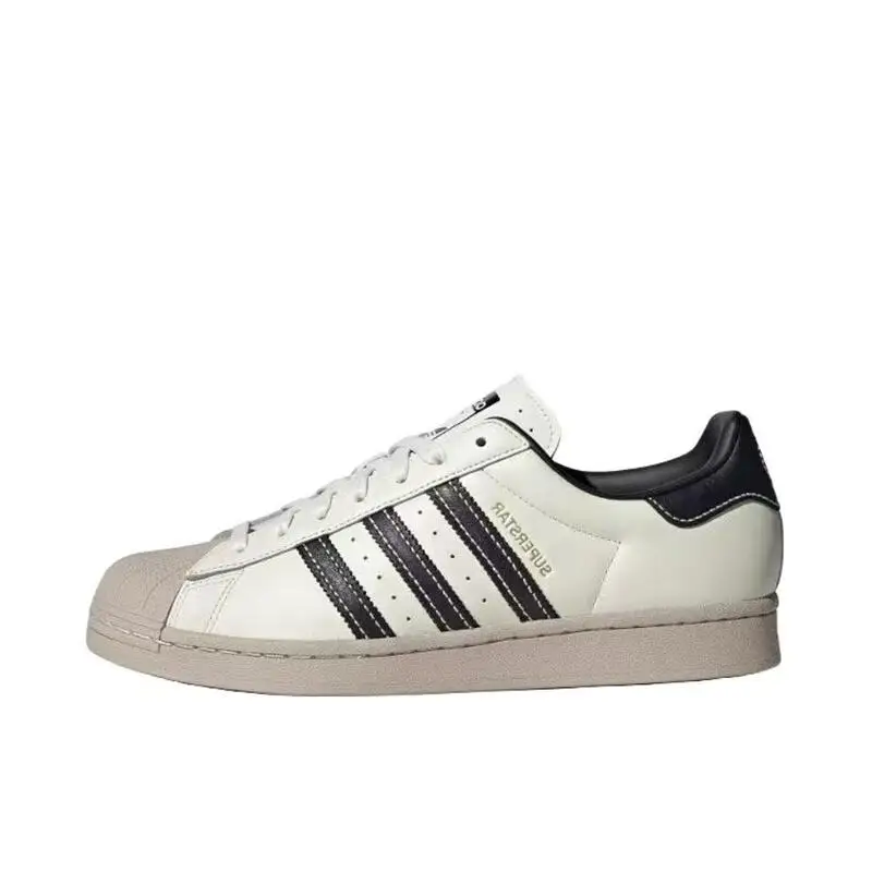 Adidas Origins SUPERSTAR Comfortable, Sporty, Durable, and Trend Resistant Low Top Board Shoes for Both Men and Women in White