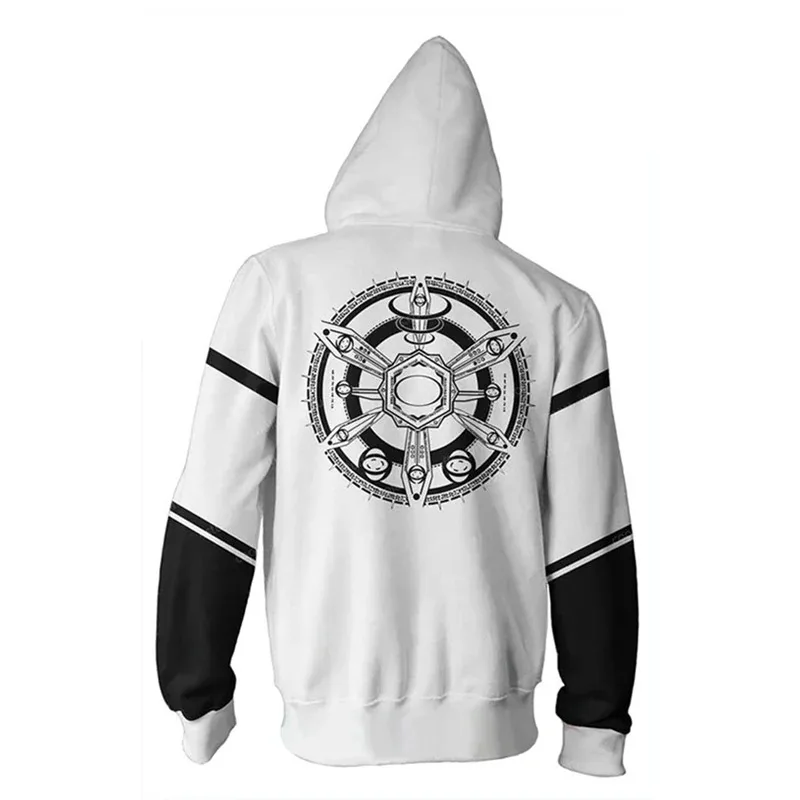 Juego Tekken 8 Jin Kazama sudadera Leina sudaderas con capucha ropa de Cosplay Kazuya Mishima chaqueta con cremallera con capucha abrigo de calle Unisex