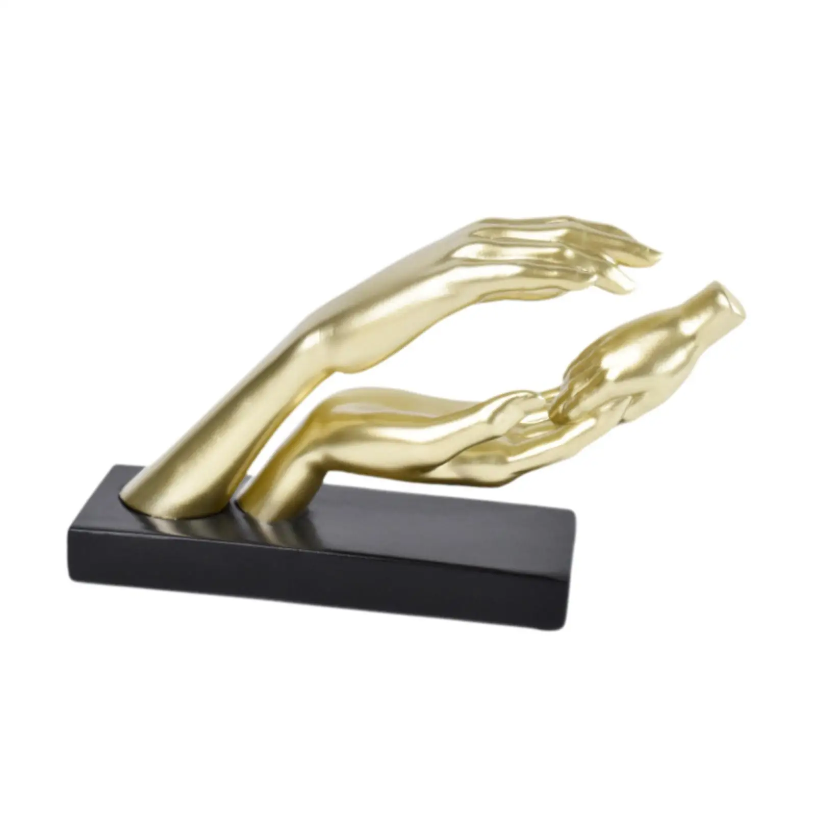 Creative Hand Statue Figurine Resin Human Finger Sculpture Tabletop Decoration for Office Desk Living Room Bookshelf Modern Art