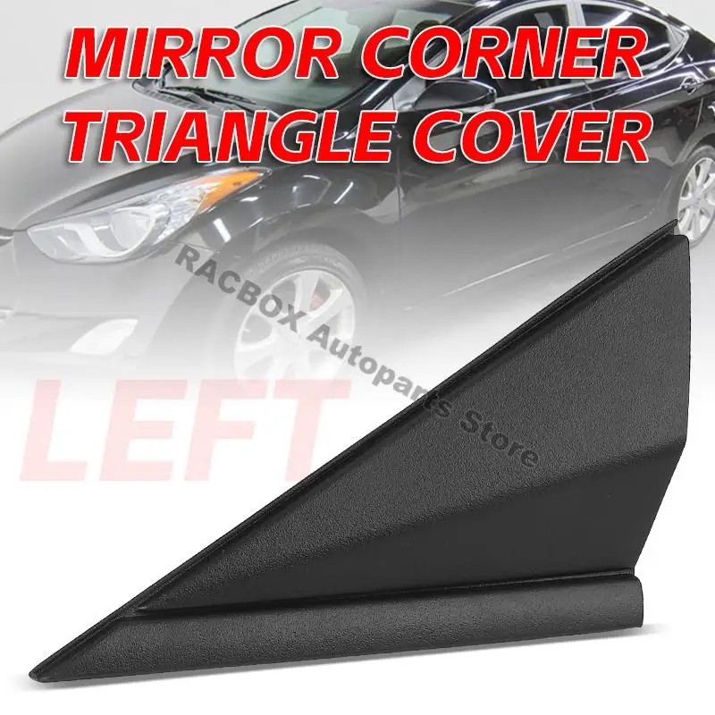 Door Mirror Side Corner Triangle Trim for Hyundai Elantra 2014 2015 2016 Mirror Pillar Decor Plate 861803X500 LH 86190-3X500 RH