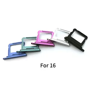 Bilashmart Apple iPhone 16 / 16 Plus SIM Card Tray Slot Holder Adapter Socket Repair Parts