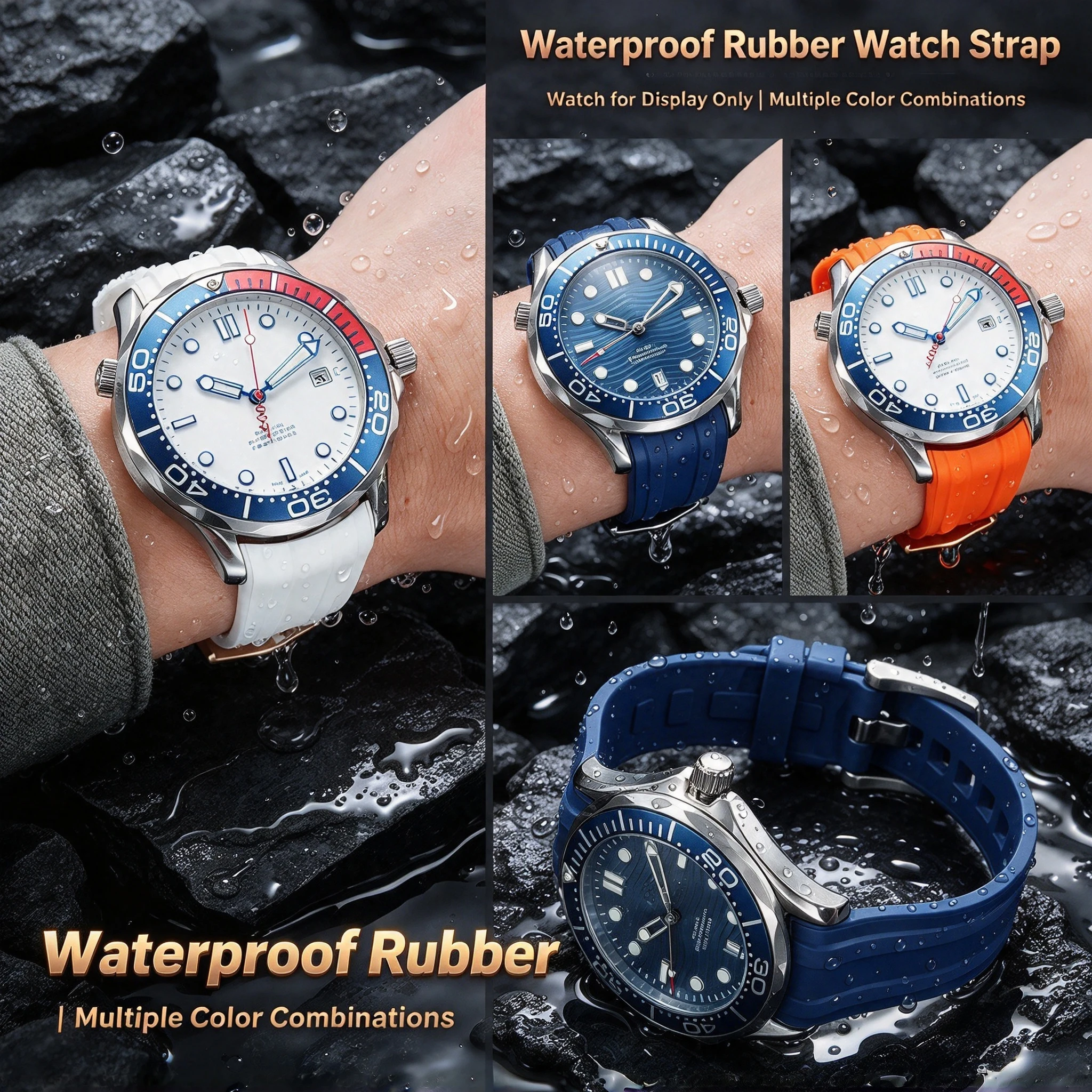 20mm, 21mm 곡선형 엔드 FKM 불소 고무 시계 - Fkm Rubber Dive Watch Strap 20Mm 리뷰 및 가격