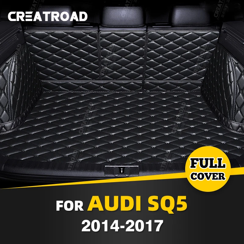 

Auto Full Coverage Trunk Mat For Audi SQ5 2014-2017 16 15 Car Boot Cover Pad Cargo Liner Interior Protector Accessories