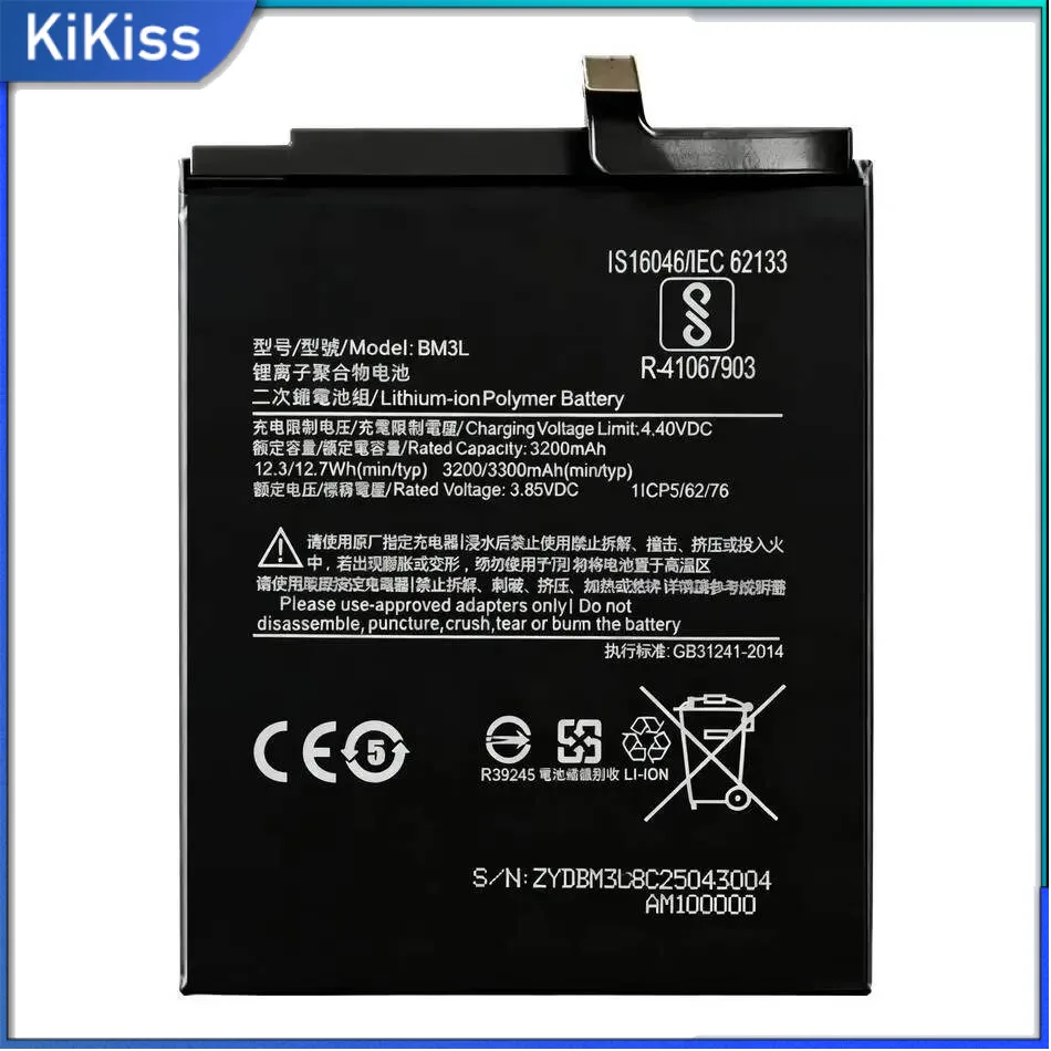 

Battery For Xiaomi 11 11T 5G 10T 9 8 (Lite Pro) 12 12X 11R 9SE M9 Mix 4 mix4 for mi 9pro Mi8 Pro MI9 BM3L BM58 BM4X BM3M BM59