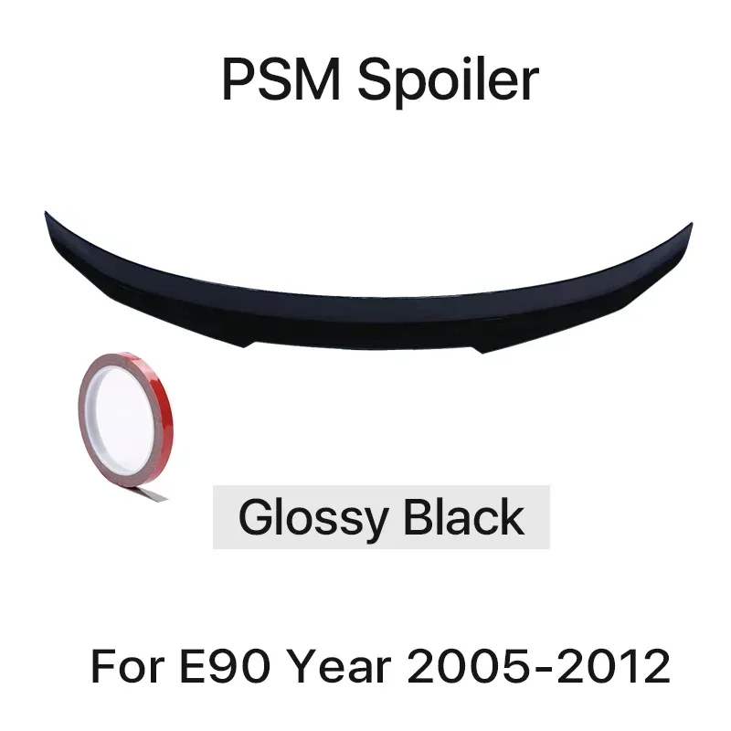Koolstofvezel Achterbumper Kofferbak Spoiler Kofferdeksel Voor BMW 3 Serie E90 PSM MP M4 Stijl Wing Lip 2005-2012 325i 328i 335i 330i - afbeelding 1