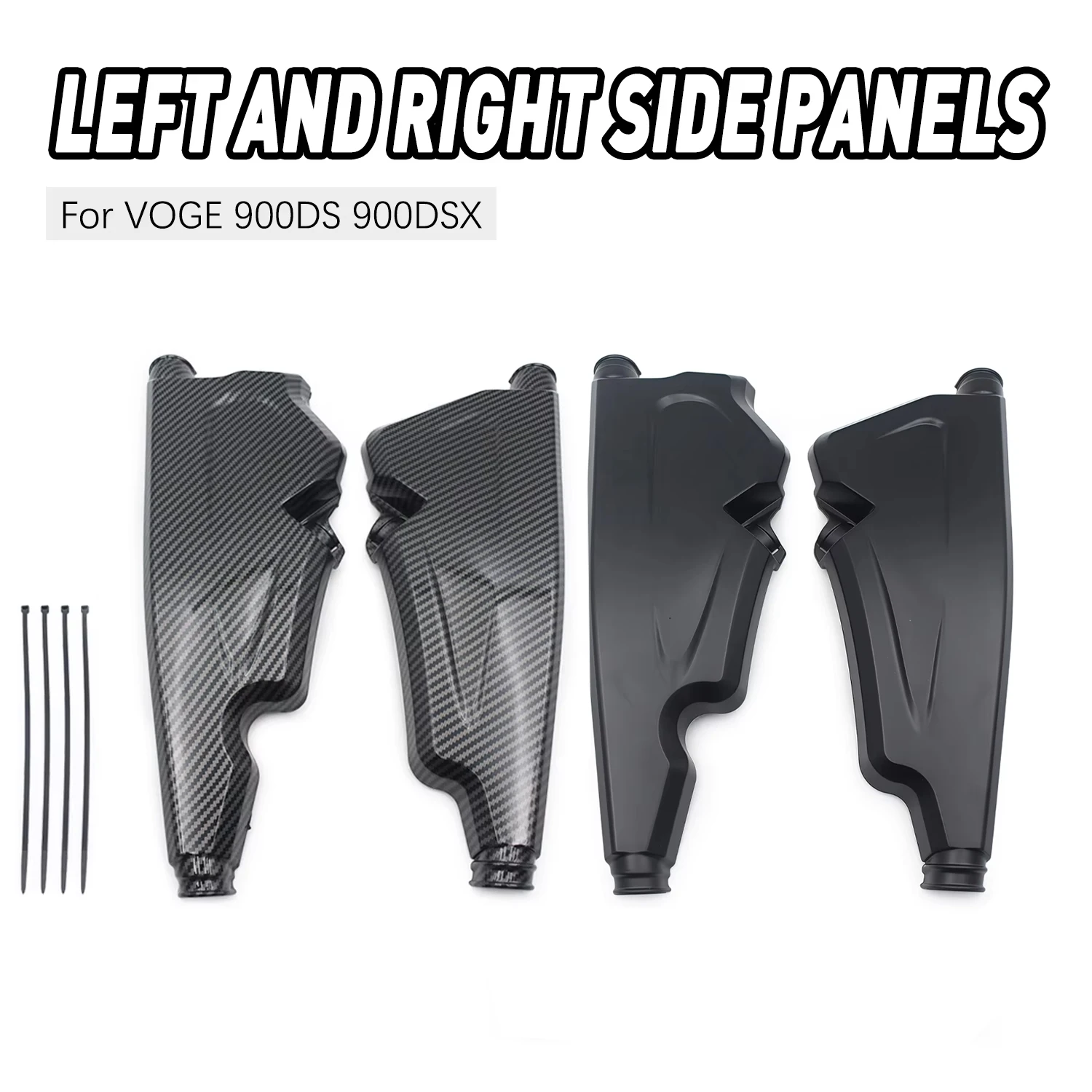 

Заполнение рамы из углеродного волокна, левая и правая боковая панель, комплект защиты, обтекатель, крышка капота для LONCIN VOGE 900DS 900DSX 2024 2025