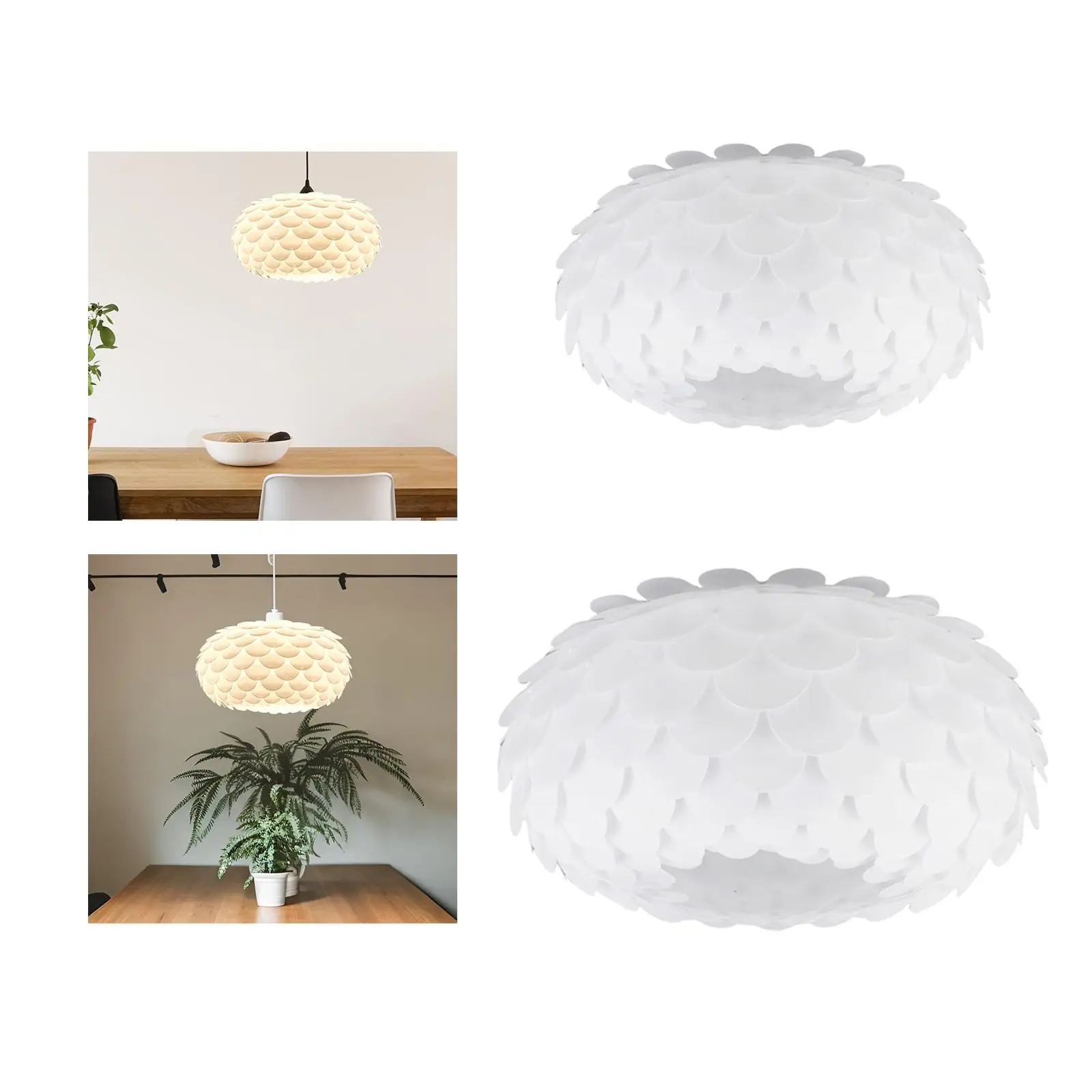 Pendant Lamp Shade for Hanging Ceiling Light or Floor Lamp Modern Industrial Table Lamp Shade Scale Ball Lampshade Decoration