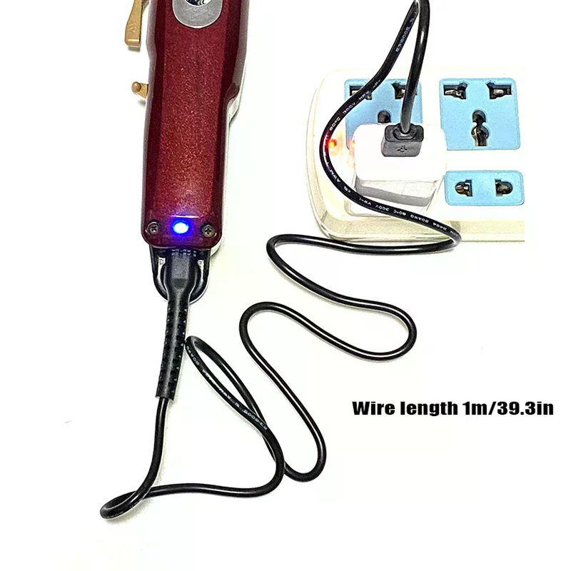 USB Charging Cable Adapter Cord Electric Hair Clippers Power Supply For 8148/8591/8504 Electric Clipper Accessories 5V