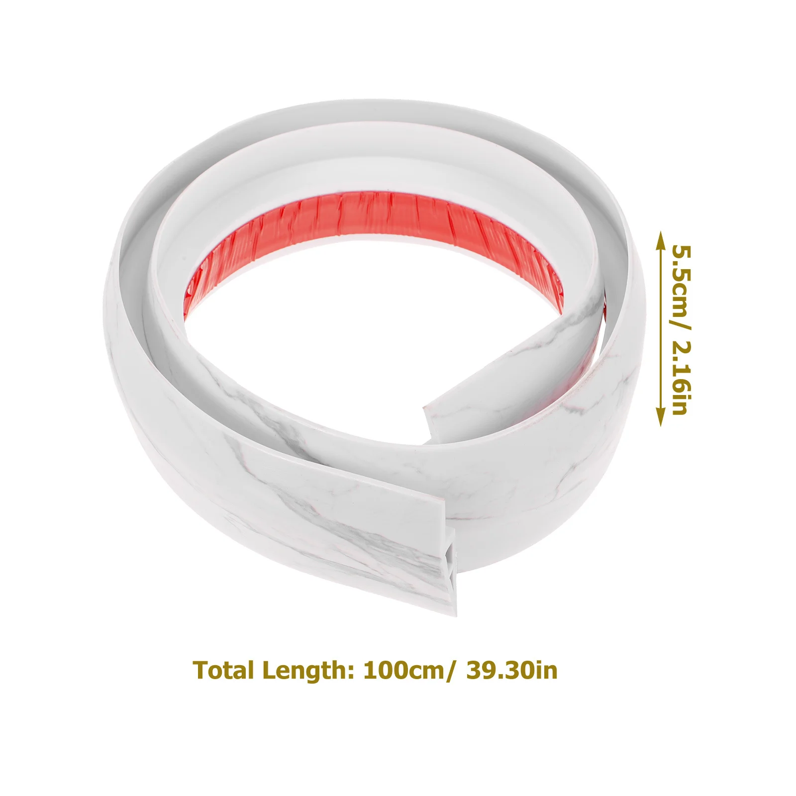 Self-Adhesive Threshold Ramp Strip for Doorways Slip-Resistant Edge Safety Ramp for Wheelchairs and Robotic Cleaners