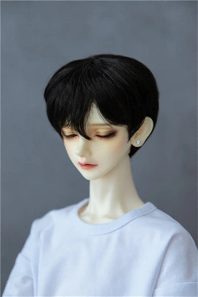 

BJD wigs purple gray short hair wigs for 1/3 1/4 1/6 1/8 BJD DD SD MSD YOSD High-temperature hair wigs doll accessorie