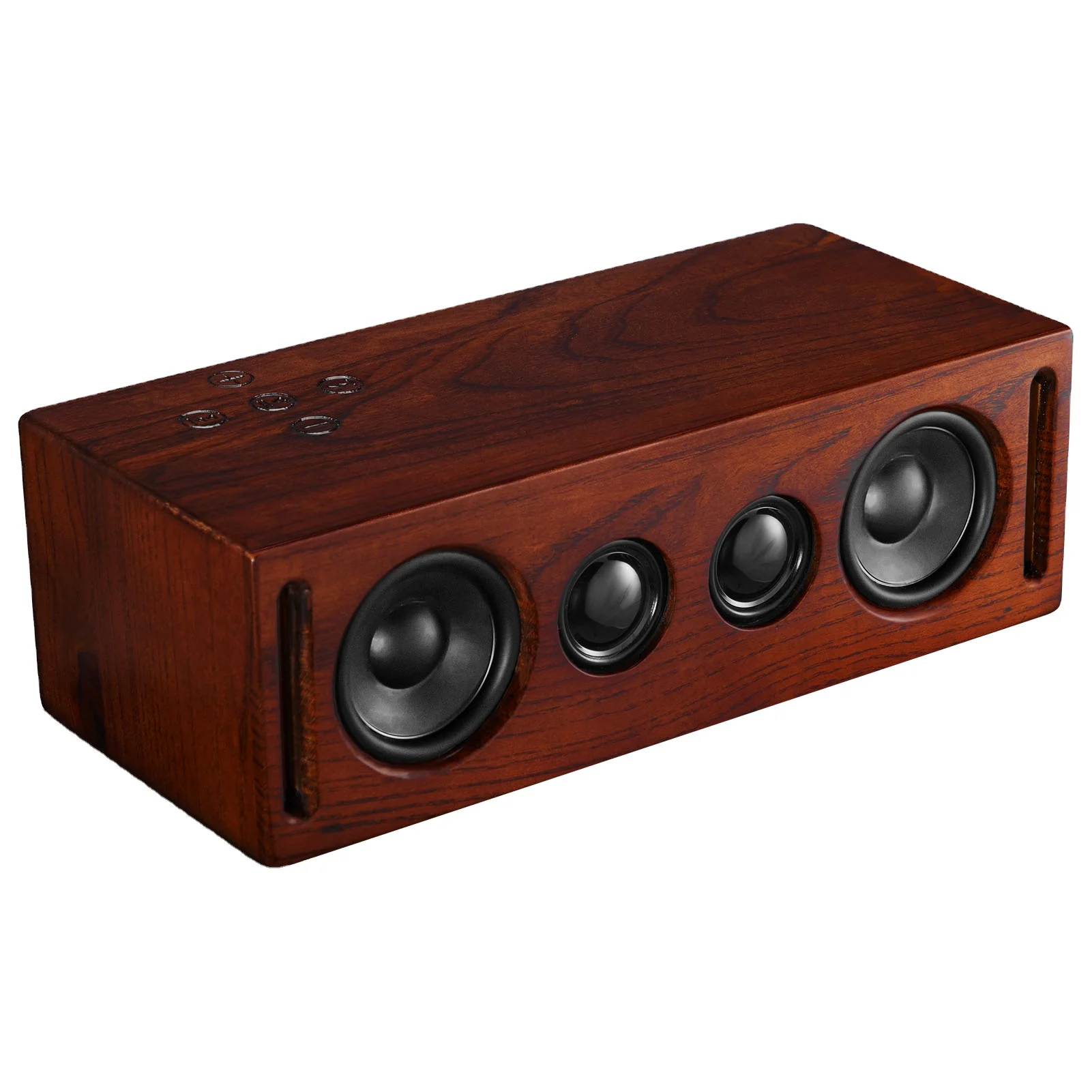 Retro Wooden TV Bluetooth Speaker Home Theater System 3D Surround Sound Bar Subwoofer