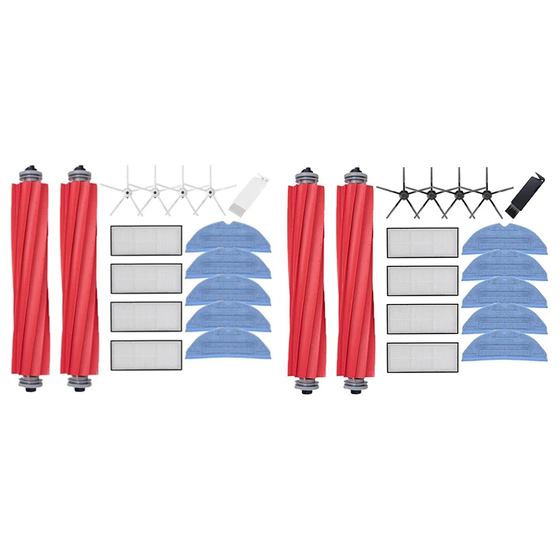 สำหรับ roborock S7 S70 S7max T7S T7S บวกแปรงหลักแผ่นกรองซับแผ่นอะไหล่เครื่องดูดฝุ่นอะไหล่
