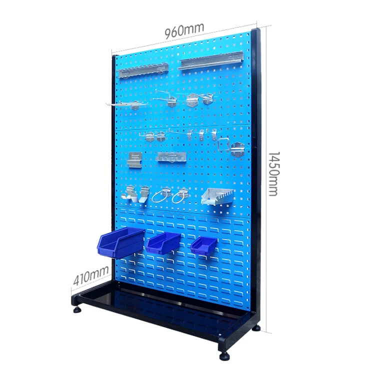 Steel Metal Pegboard For Hardware Power Tools Display Stand Rack