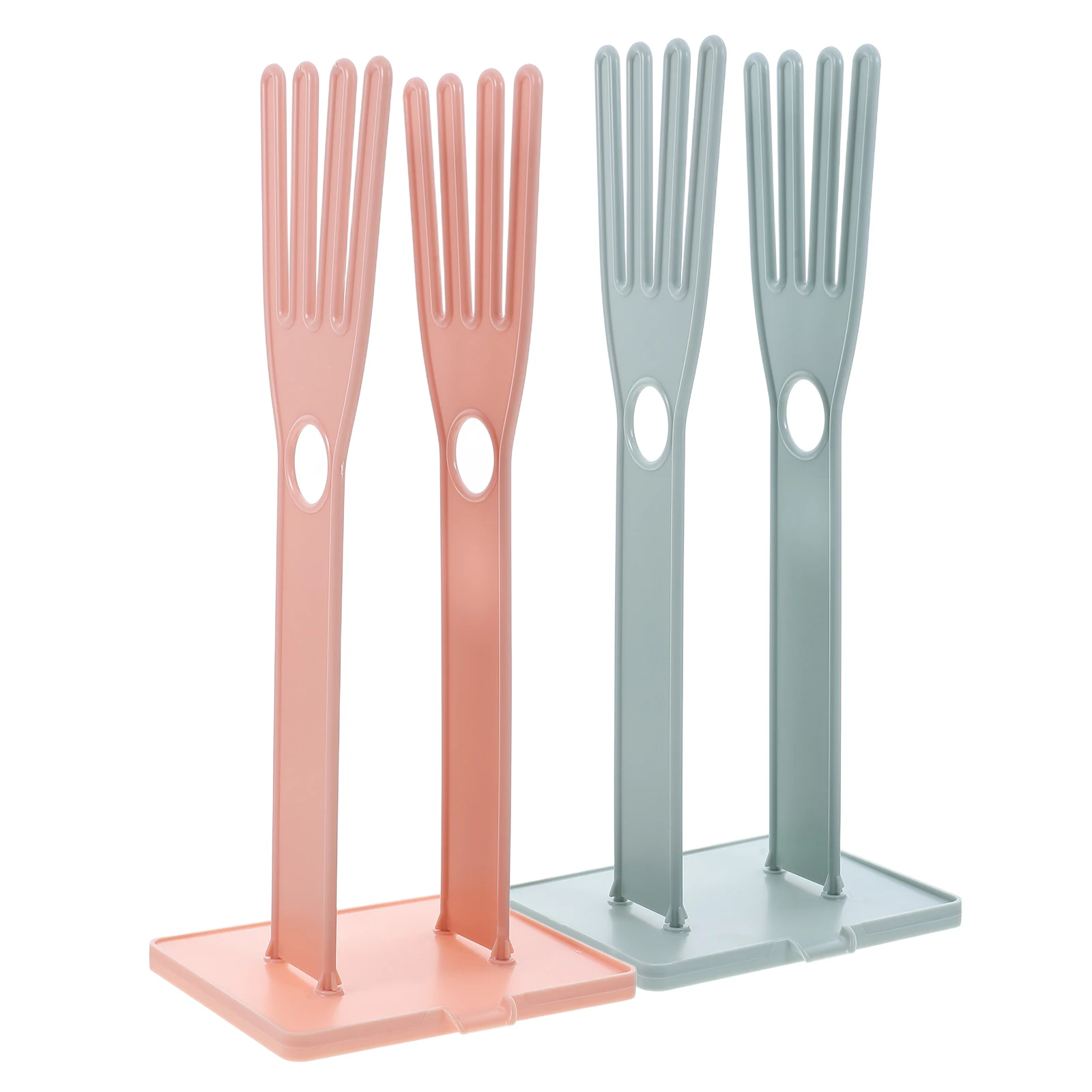 

2pcs Kitchen Glove Drying Rack Detachable Multi-Functional Countertop Organizer For Gloves Dishcloths Sponge Storage Rack