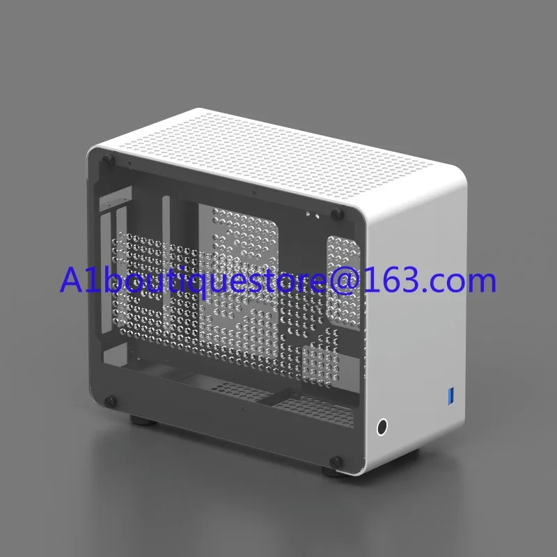 C2 ITX A4 small chassis, side transparent portable desktop minimalist computer main box