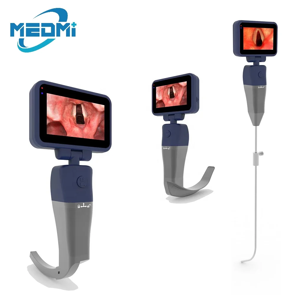 

Medmi JM-31 video laringoscopio reusable video laryngoscope (6 handles) with 4.5" touch screen