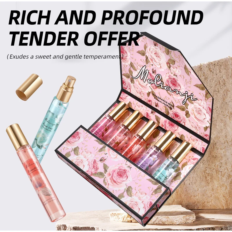 

Набор классических парфюмов серии «Роза», пробники брендовых духов, спрей, женский, стойкий аромат, элегантный, очаровательный, цветочный, романтический подарочный набор в коробке