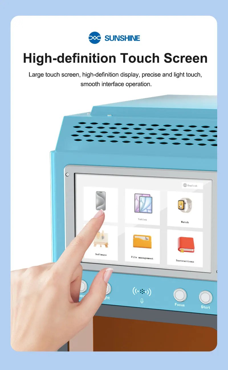 SS-890B ProMax Macchina laser UV AI intelligente Controllo linguistico intelligente Ai, Sorgente di luce fredda ad alta potenza, Autofocus ad alta velocità