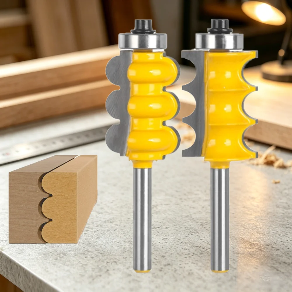 Woodworking Knife - رأس سكين تزييني ثلاثي الكرات للنجارة،