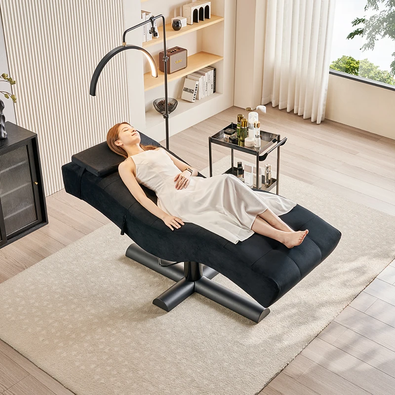 Salon Eyelash Bed Home Leisure Lounger Facial Spa Head Massage Bed Beauty Care Bed SPA Furniture