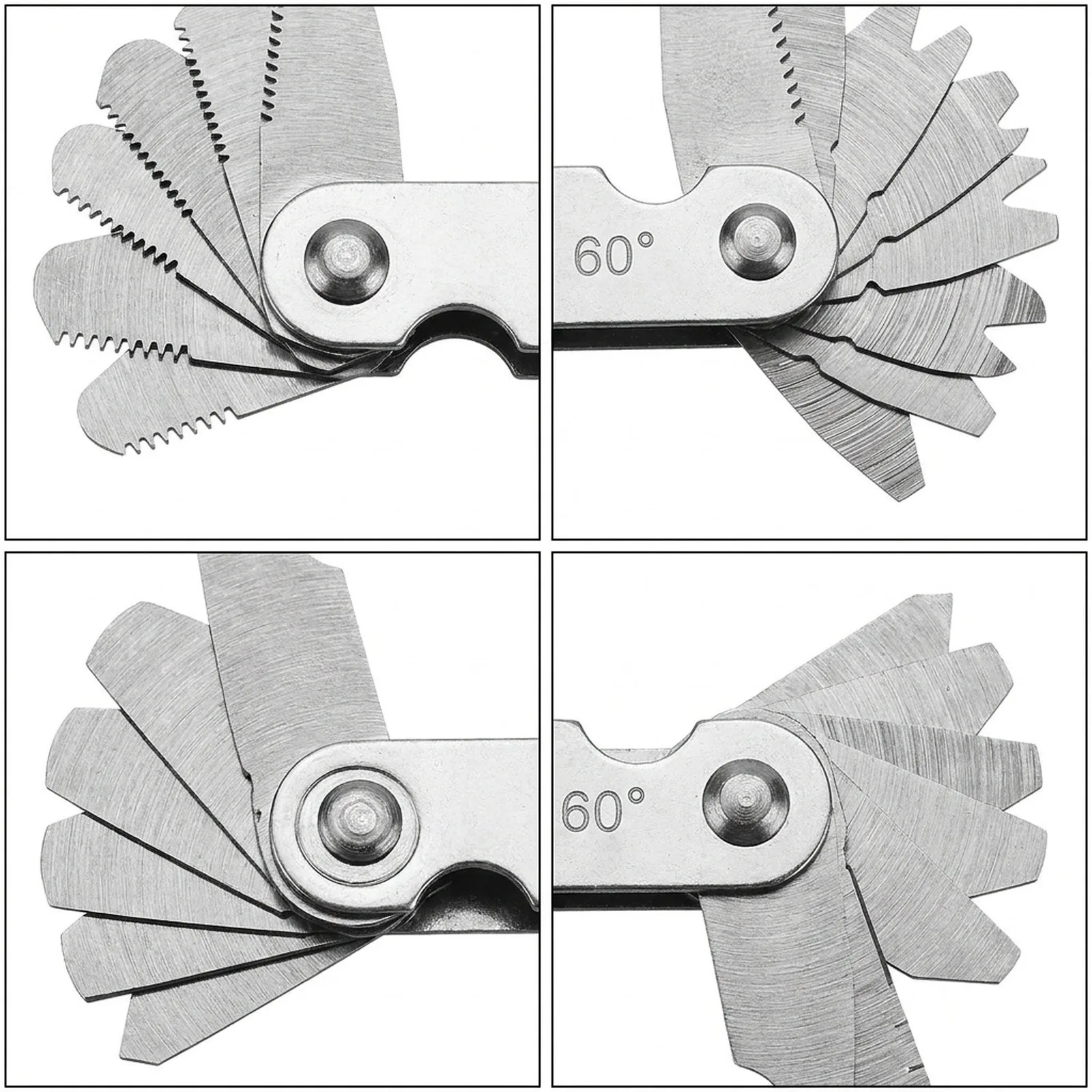 Screw Threads Made Simple Measuring with the Dual Purpose Stainless Steel Gauge Tool Set of Two Pieces Screw Threads