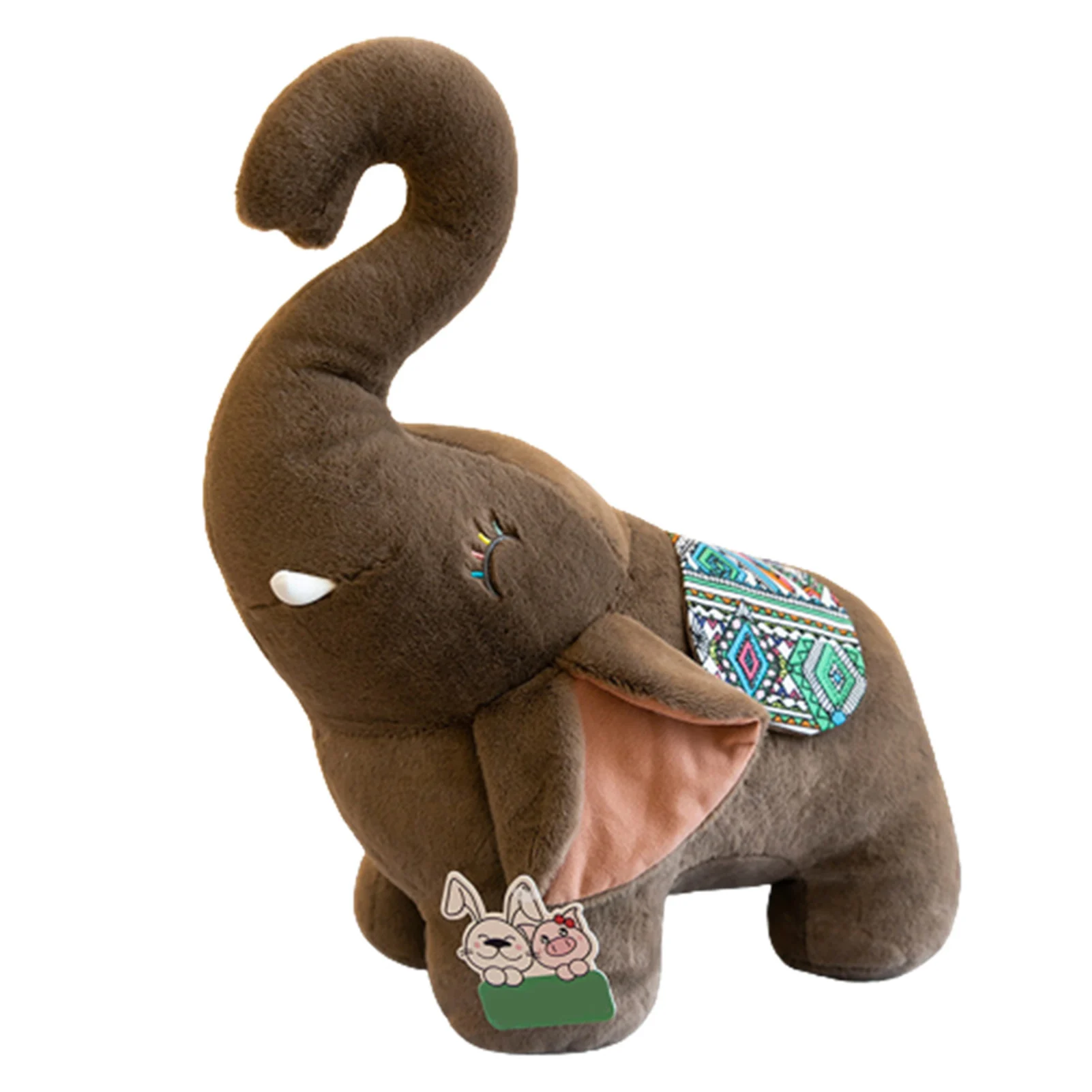 

Плюшевые мягкие игрушки, мультяшная кукла-слон, игрушка для раннего развития