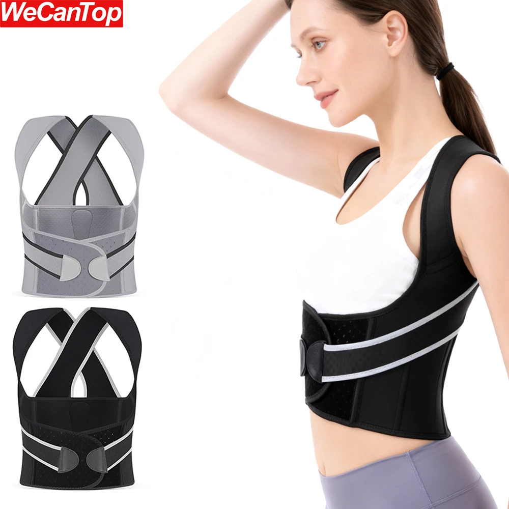 

WECANTOP Posture Corrector for Women and Men,Adjustable Shoulder Straightener,Back Support Brace,Upper Spine Scoliosis,Hunchback