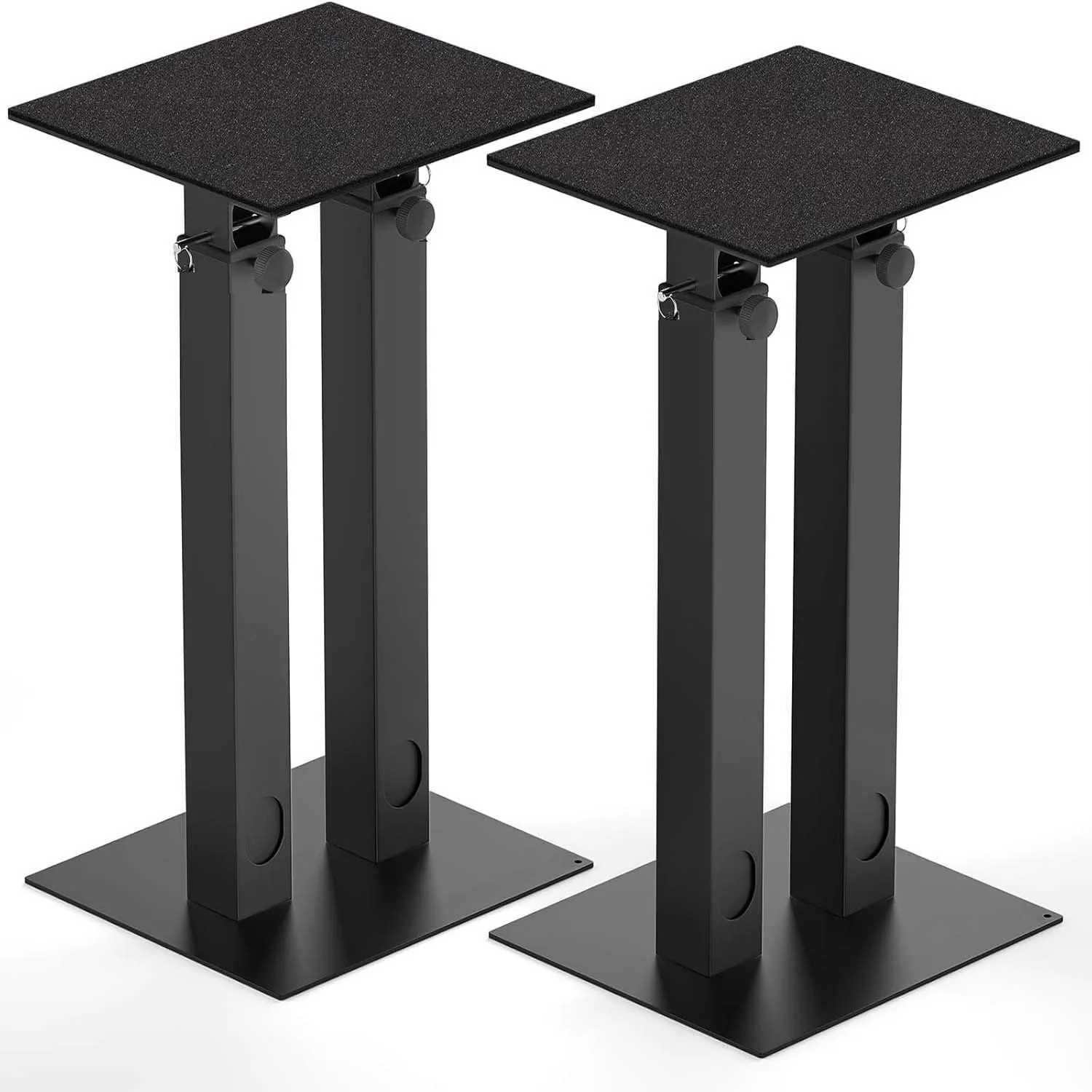 Speaker bracket, adjustable height, desktop speaker bracket, double-tube heavy-duty desk floor-to-ceiling audio bracket