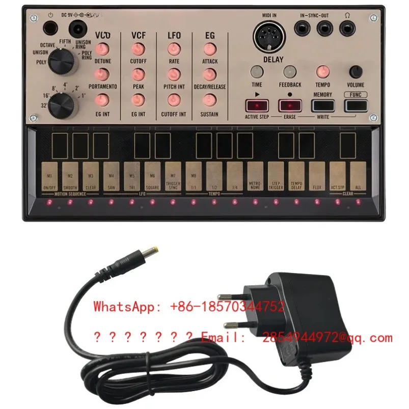2026    Portable Entry Analog Synthesizer Polyphonic Sound Engine Loop Rhythm Sequencer Performance Synthesizer