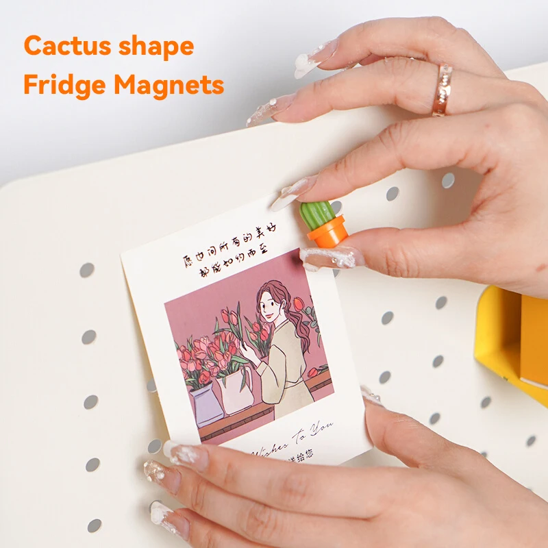Kitchen Sticky Note Cactus Two-Color Optional Succulent Home Decor Fridge Magnet Refrigerator Decoration Gift Poster Anime