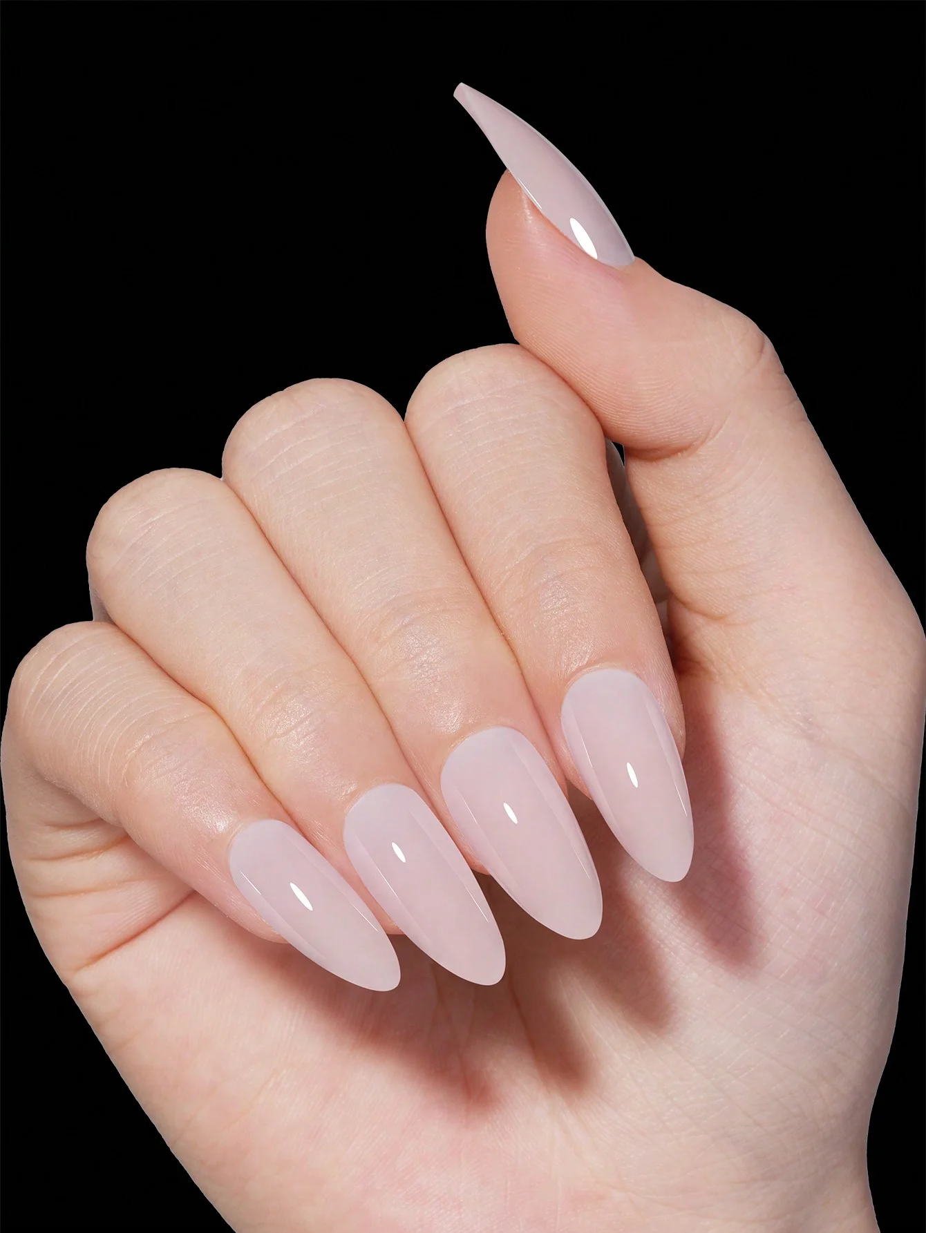 140개, 5색 짧은 아몬드 네일 팁 1박스, 14가지 사이즈의 아크릴 네일 팁, 여성에게 적합한 풀 세트 인조 네일 팁