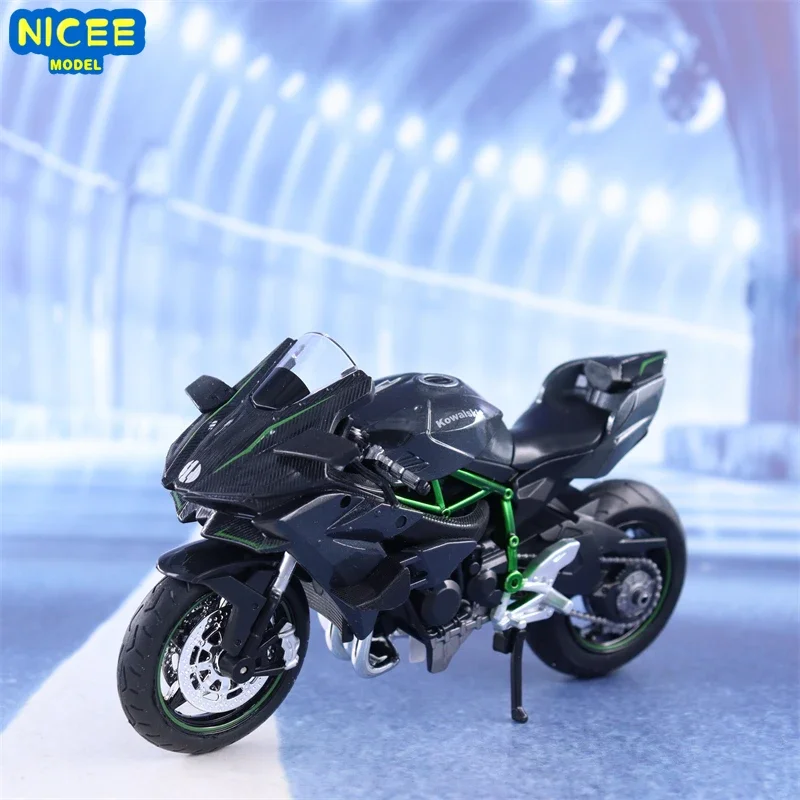 1:12 Kawasaki Ninja H2R Motorcycle Simulation Alloy Model Collection Decoration Gifts Toys for Boys M15