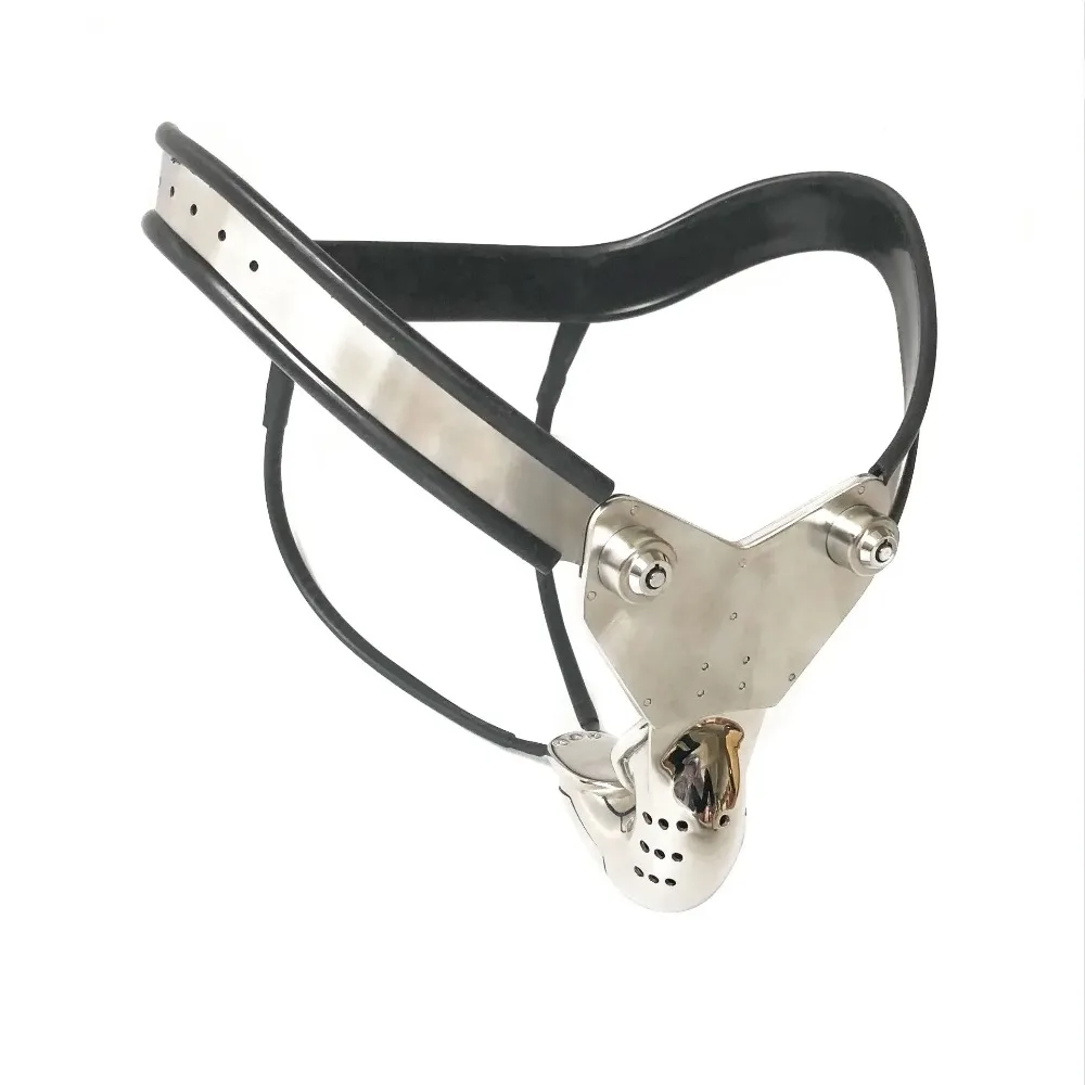 Male Chastity Device Stainless Steel Waist Belt Cock Cage Penis Sleeve Cockrings Dick BDSM Bondage Kit Adult Sex Toys for Men 18